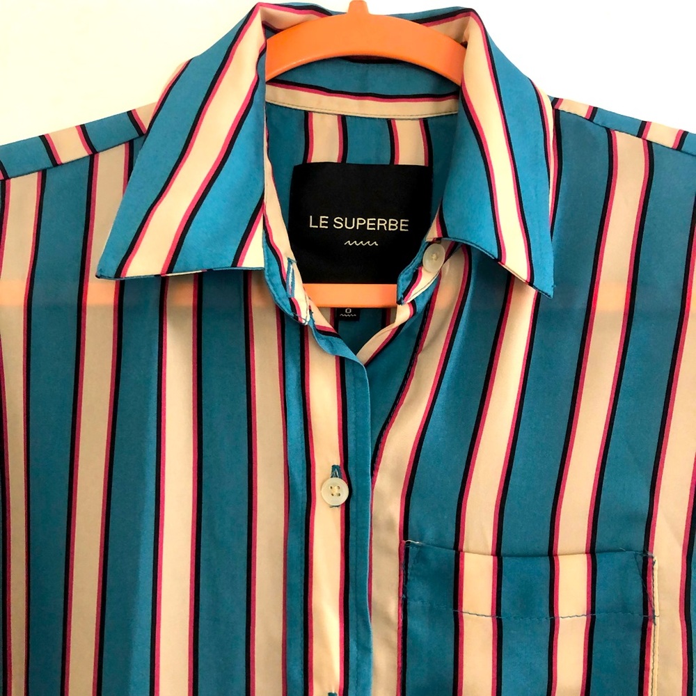 Le Superbe button down blouse